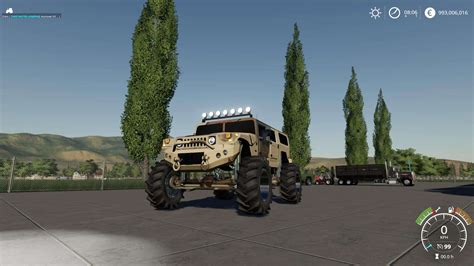 Lifted Humvee Camo V10 Mod Farming Simulator 19 Mod Fs19