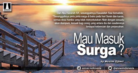 Mau Masuk Surga Annas Indonesia