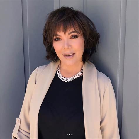 Kris Jenner Just Showed Off A New Textured Lob That Looks Totally