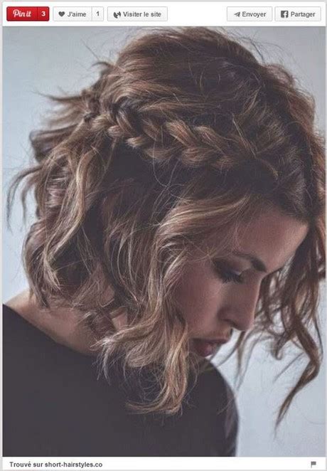 Carré plongeant cheveux bouclés  Beauté et style