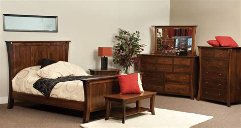 This type of cabinet design typically holds a propane tank. Caledonia Bedroom Collection | Custom Amish Caledonia ...