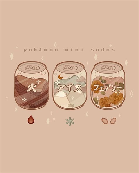 So Youll See Pokemon Mini Sodas You Can Think Of What Soda You Want