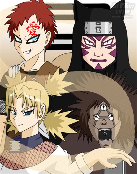 Naruto The Sand Siblings By Jayqc80 On Deviantart
