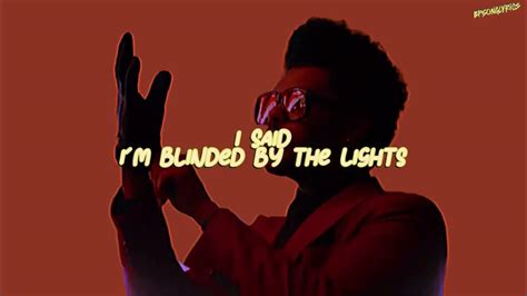 The Weeknd Blinding Lights Letra Lyrics Youtube