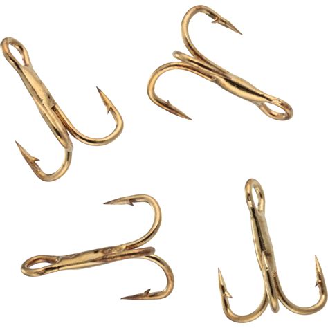 South Bend Gt 16 Gold Treble Fishing Hooks Size 16 4 Pack