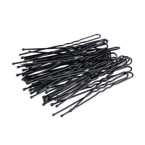 Pcs Bobby Pins U Shape Black Hairpins No Slip Grip Thin Bobby Pins Women Hair Clips Walmart Com