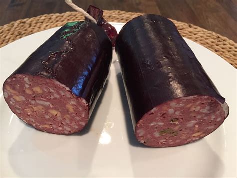 Using hickory flavor bisquettes 4. Venison Summer Sausage | summer sausage in 2019 | Venison ...