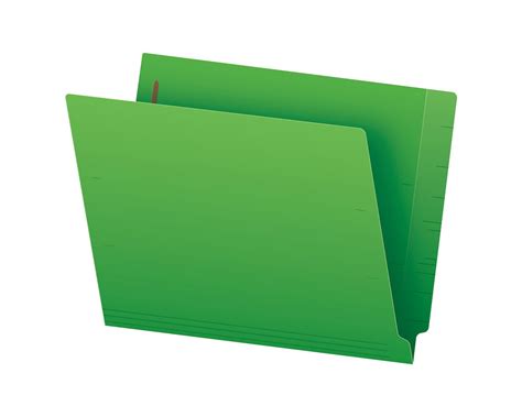 Pendaflex Color End Tab Fastener Folders Letter Size Green Straight