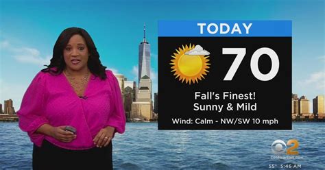 First Alert Weather Another Nice One Cbs New York