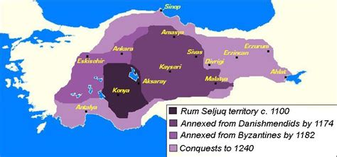 Sultanate Of Rum Historical Maps Rum European Tribes