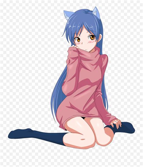 Anime Girl Full Body Png Long Hair Anime Drawing Full Body