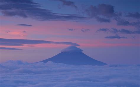 4k Meadows Japan Fuji Mountains Clouds 5k Hd Wallpaper Rare