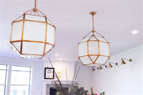 Shiplap And Gold Lighting Treasure Ceiling Lights Design Build Firm
