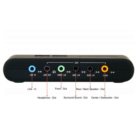 usb 2 0 digital 7 1 8ch 3d surround sound card with optical cable and connection