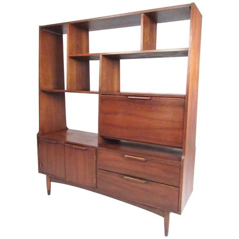 Shop at ebay.com and enjoy fast & free shipping on many items! Mid-Century Modern Walnut Bookshelf Room Divider at 1stdibs
