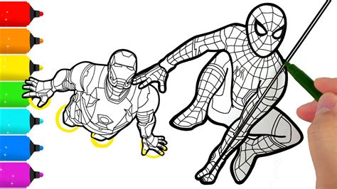 32 Iron Spiderman Coloring Pages Just Kids