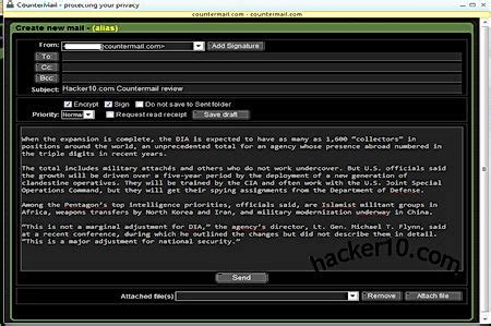 With the fast pace of technological advancement, the desire to hide personal details, go private and be anonymous is on the increase. One year review of anonymous email service Countermail ...