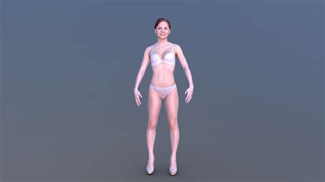Woman Underwear Tpose 3d Model By Kanistra F17e67e Sketchfab