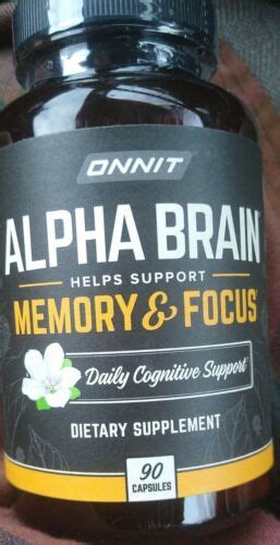 Onnit Alpha Brain Memory And Focus 90 Capsules Ebay