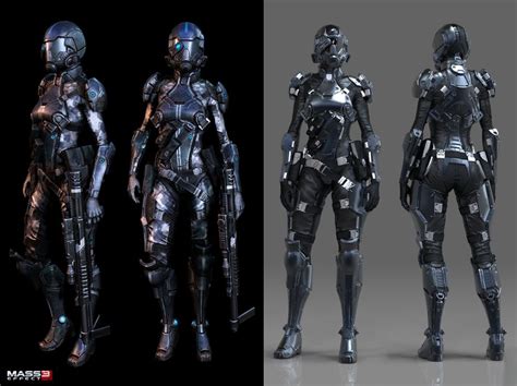Keos Masons Mass Effect Futuristic Armour Female Armor