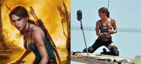 It's another thing to become a tomb raider. Alicia Vikander as Lara Croft in the first Tomb Raider set ...