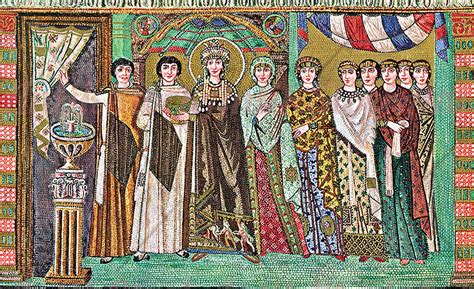 Byzantine Mosaic Empress Theodora Antikstock