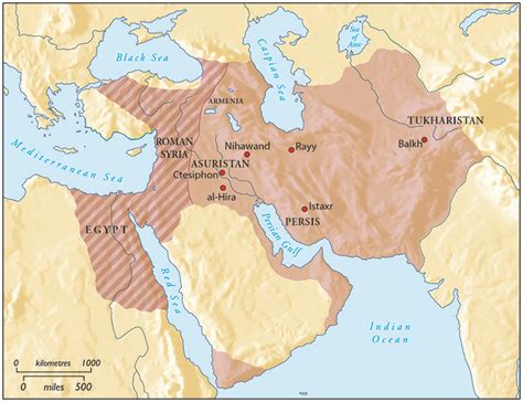 Sassanid Military History Iran Empire Ancient Middle East Maps