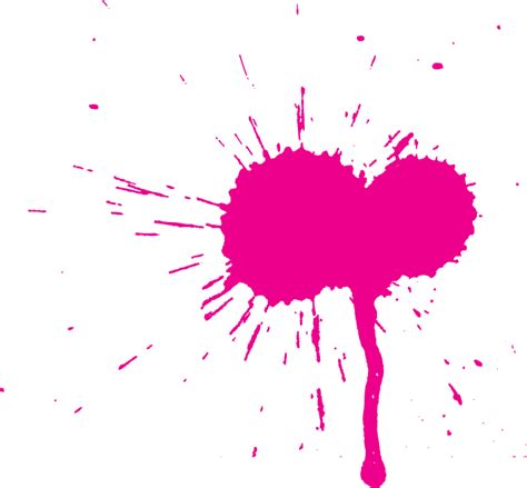 Splatter Png Images The Pink Blood Splatter Transparent Free