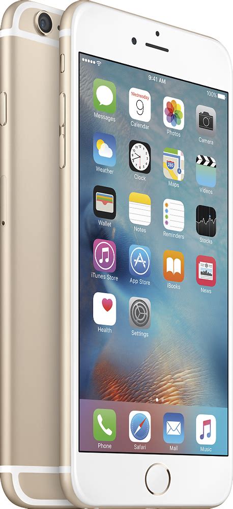 Best Buy Apple IPhone 6 Plus 16GB Gold AT T MGAN2LL A