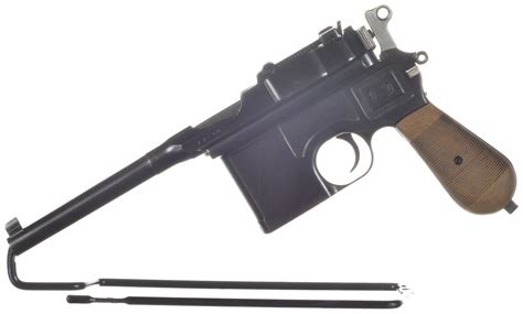 Mauser Model 1930 Broomhandle Semi Automatic Pistol Rock Island Auction