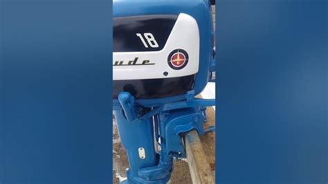 1957 Evinrude Fastwin 18 Hp Restored Youtube