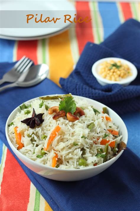 Simple Pulao Pilav Pilaf Rice A Vegetable Medley Indian Rice