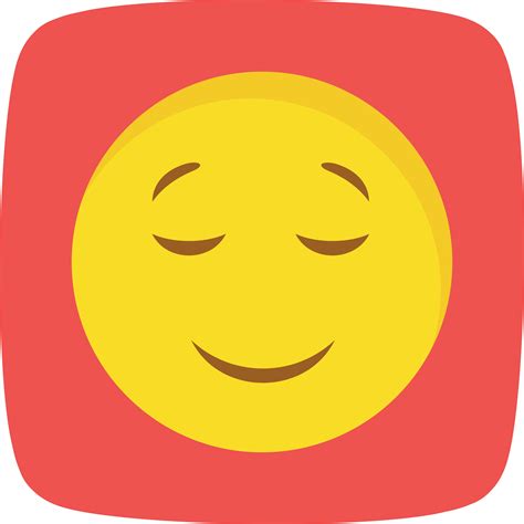 Calma Emoji Vector Icon 378297 Vetor No Vecteezy