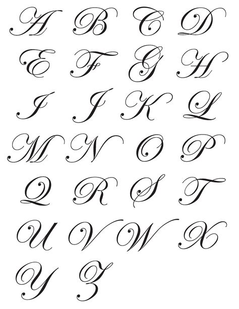 Abecedario En Letra Cursiva 2 Hand Lettering Fonts Lettering Images