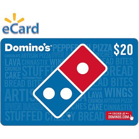 Check out our discounted cards for target, sears, kmart, jc penney, and more. Domino's Pizza $20 (Email Delivery) - Walmart.com