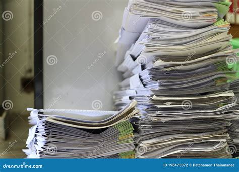 A Large Pile Of Paper Stacks Of Old Papers Stock Photo Image Of Asia