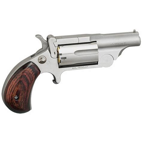 Naa Ranger Ii 22 Lr22 Mag Combo 163 Barrel Stainless Rosewood