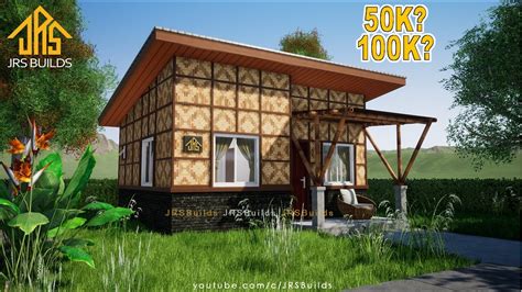 Low Budget Half Amakan House Small Native House Design Youtube