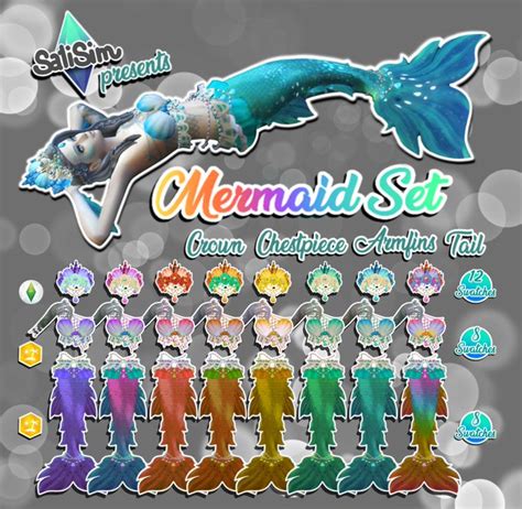 Sims 4 Mermaid Accessories Cc