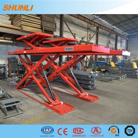 5000kg Ultrathin Wheel Alignment Scissor Lift China Wheel Alignment