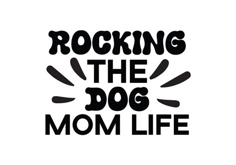 Rocking The Dog Mom Life Svg Graphic By Svg Shop · Creative Fabrica