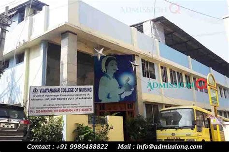 Vijayanagar College Of Nursing Bangalore Admission Karnataka India