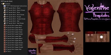 Free Second Life Skin Templates