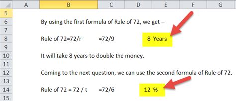 rule   formula calculator   double