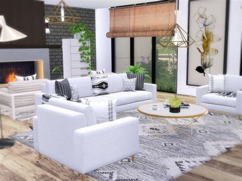The Sims Resource Modern Minimalist House By Mychqqq Sims 4 Downloads