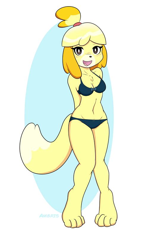 Commission Anthro Isabelle By Ambris On DeviantArt