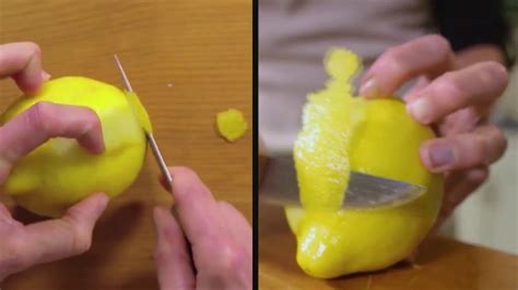 Turn the strips perpendicular and cut them into smaller pieces (a fine mince). How to Dice a Lemon Peel - Zest Without Any Special Tools! - YouTube