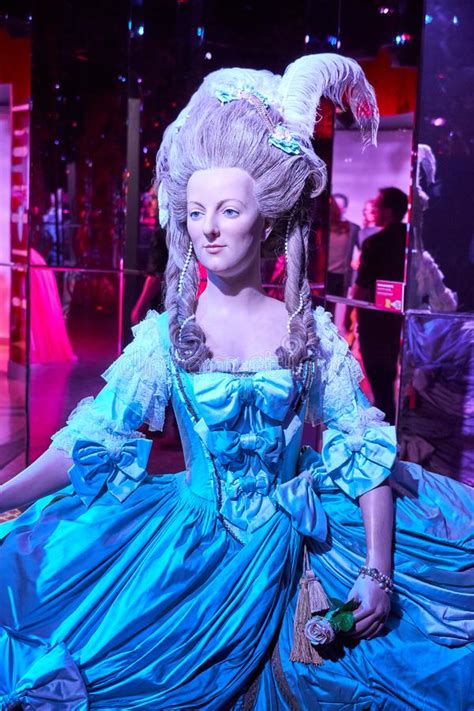 Marie Antoinette Statue Madame Tussaud`s Museum Vienna Editorial Stock
