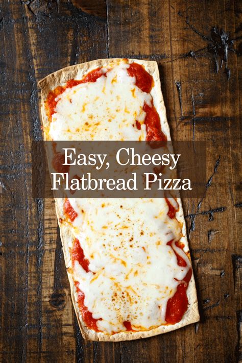 Easy Cheesy Flatbread Pizza Flatoutbread