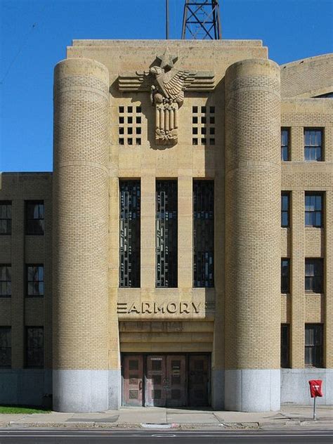 The West Entrance To The Minneapolis Armory 1935 Facing